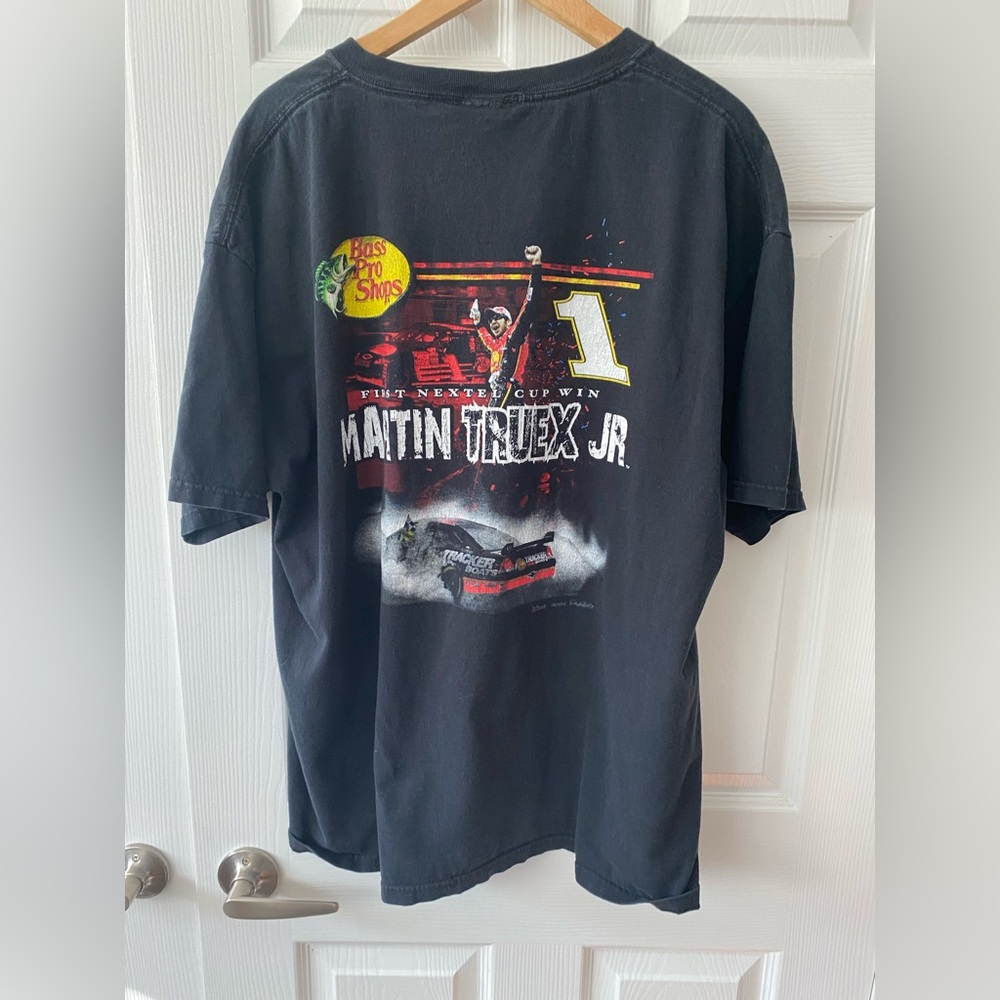 First Nextel Cup Win Martin Truex Jr. Black Graphic T-Shirt